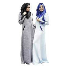 atacado islâmico vestido mulheres abaya muçulmana étnica abaya zipper vestido de oração